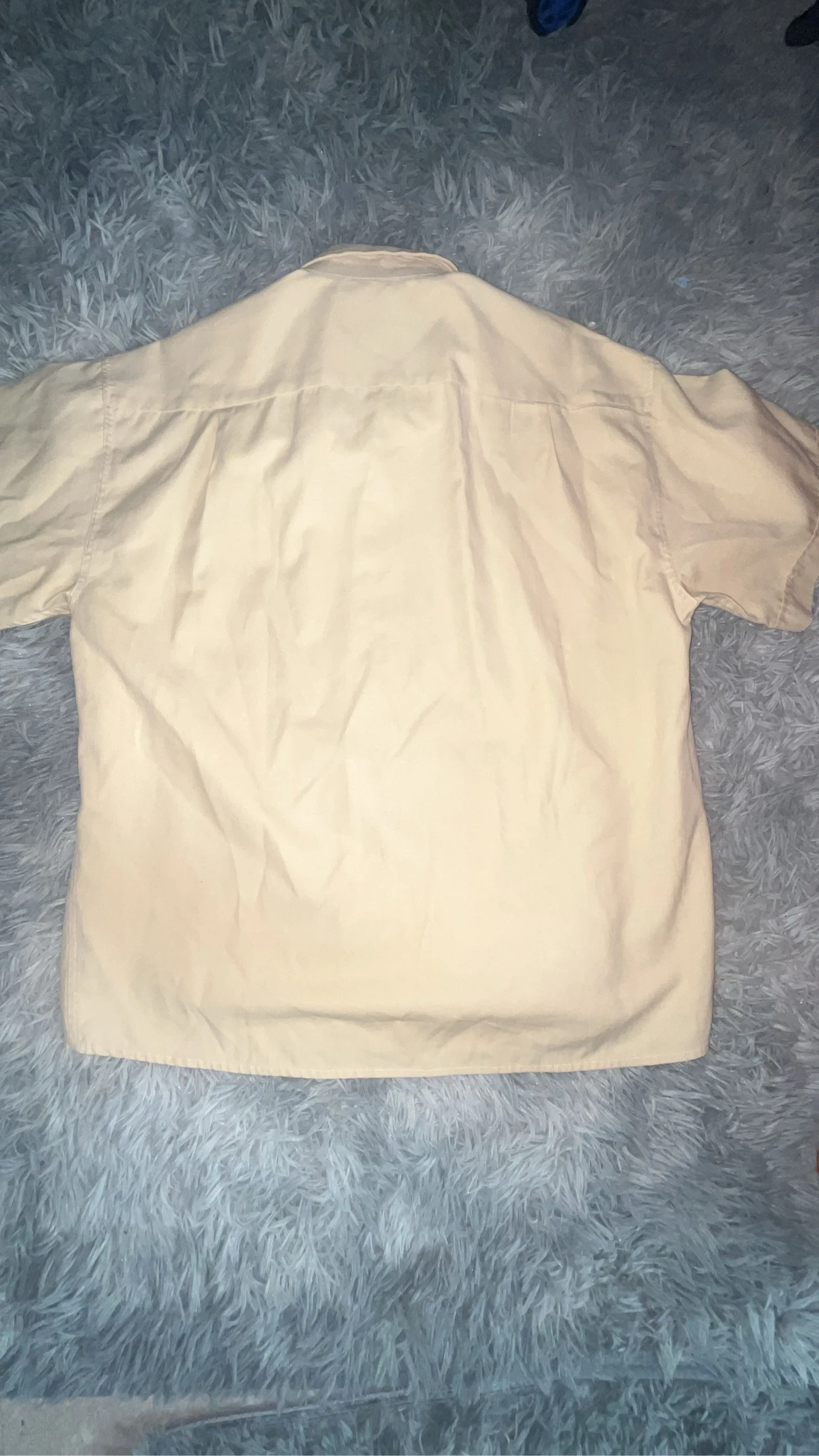Vintage 90s Ralph Lauren Shirt Made in USA – Pale Yellow / Cream – Size XL (44) – photo 5